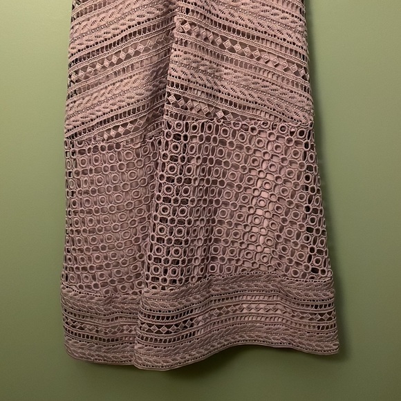 LAST CALL! ASOS Premium Occasion Lace Midi Mink US 0 - Picture 12 of 12